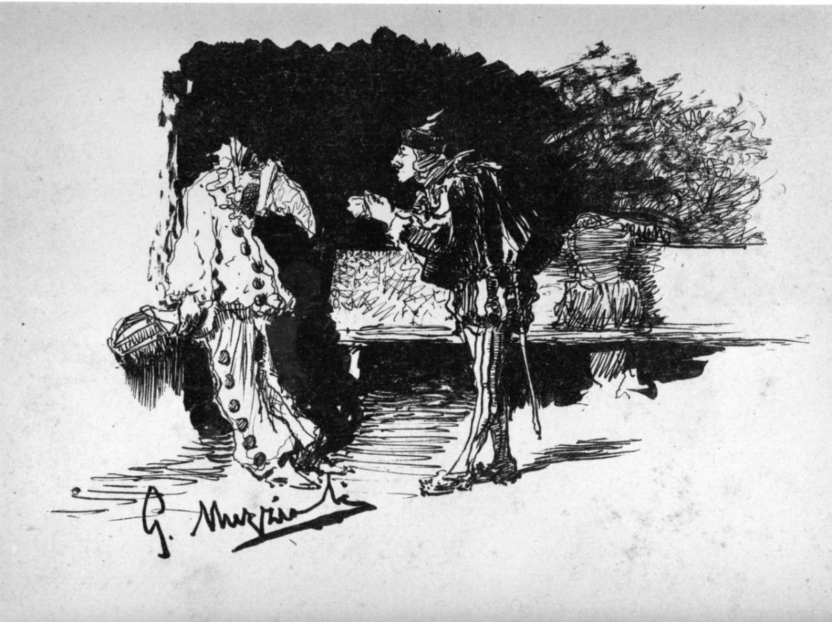Scena di commedia - Museo Storico Topografico, Firenze